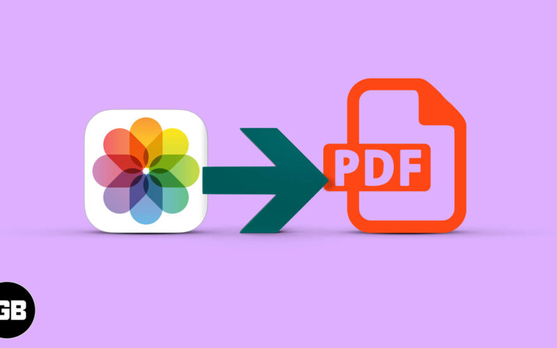 Convert Photo to PDF on iPhone and iPad