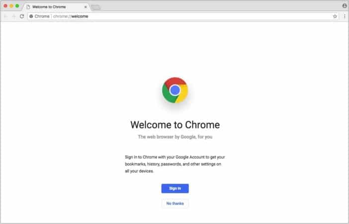 google chrome mac app screenshot