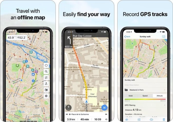 guru maps iphone and ipad app screenshot