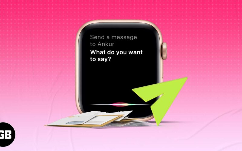 How to send a message with siri on apple watch