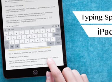 Ipad typing tips and tricks