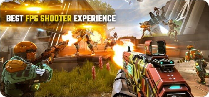 shadowgun legends: online fps iphone and ipad multiplayer game screenshot