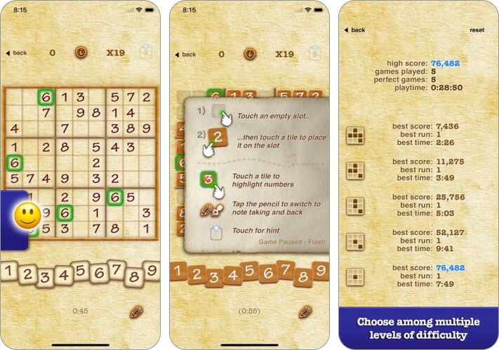 Sudoku by PeopleFun CG iPhone and iPad Game Screenshot