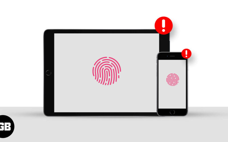 Touch id not working on iphone or ipad