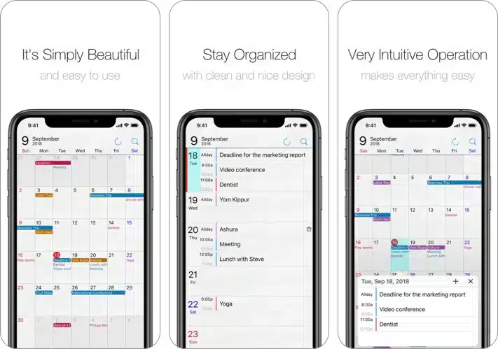 Calendar Op 2 calendar app for iPhone