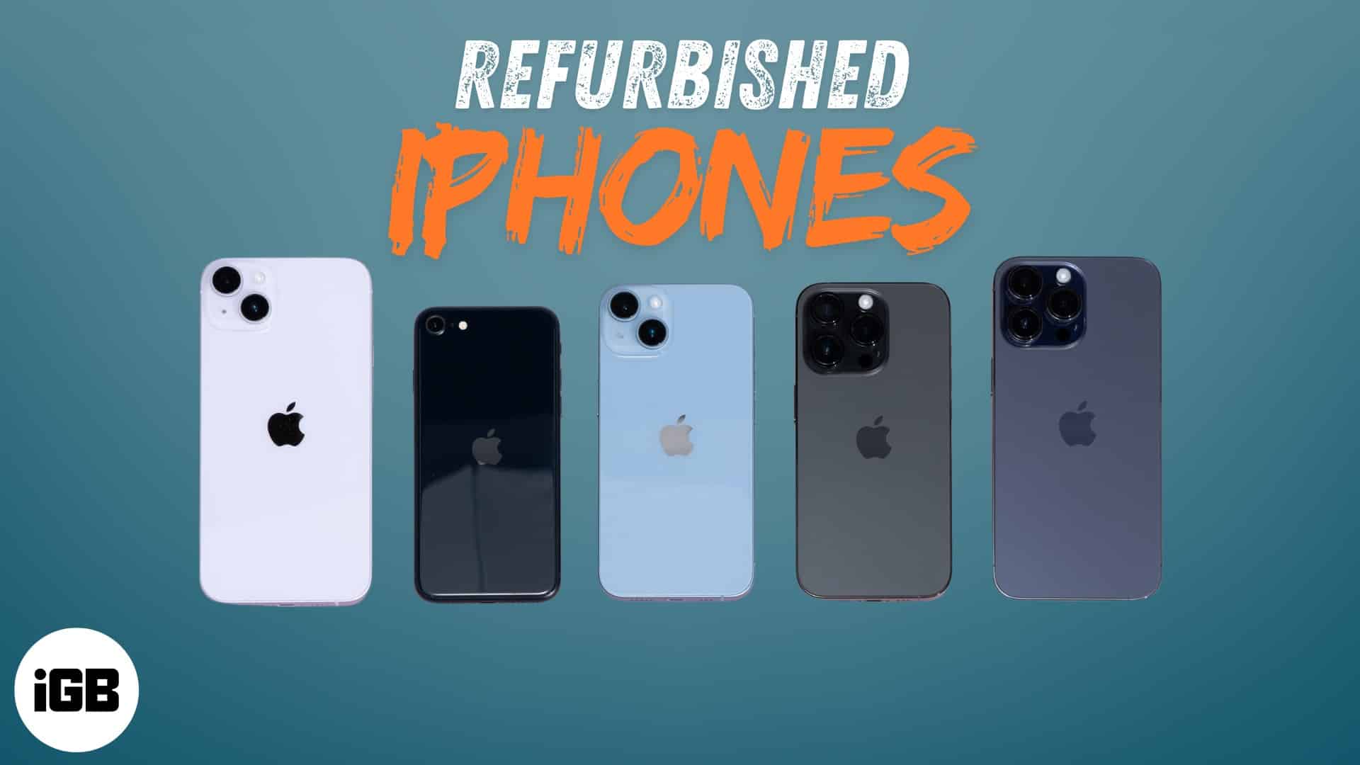 Buy refurbished iPhones