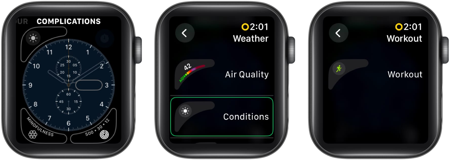 Add Complications to Apple Watch Face