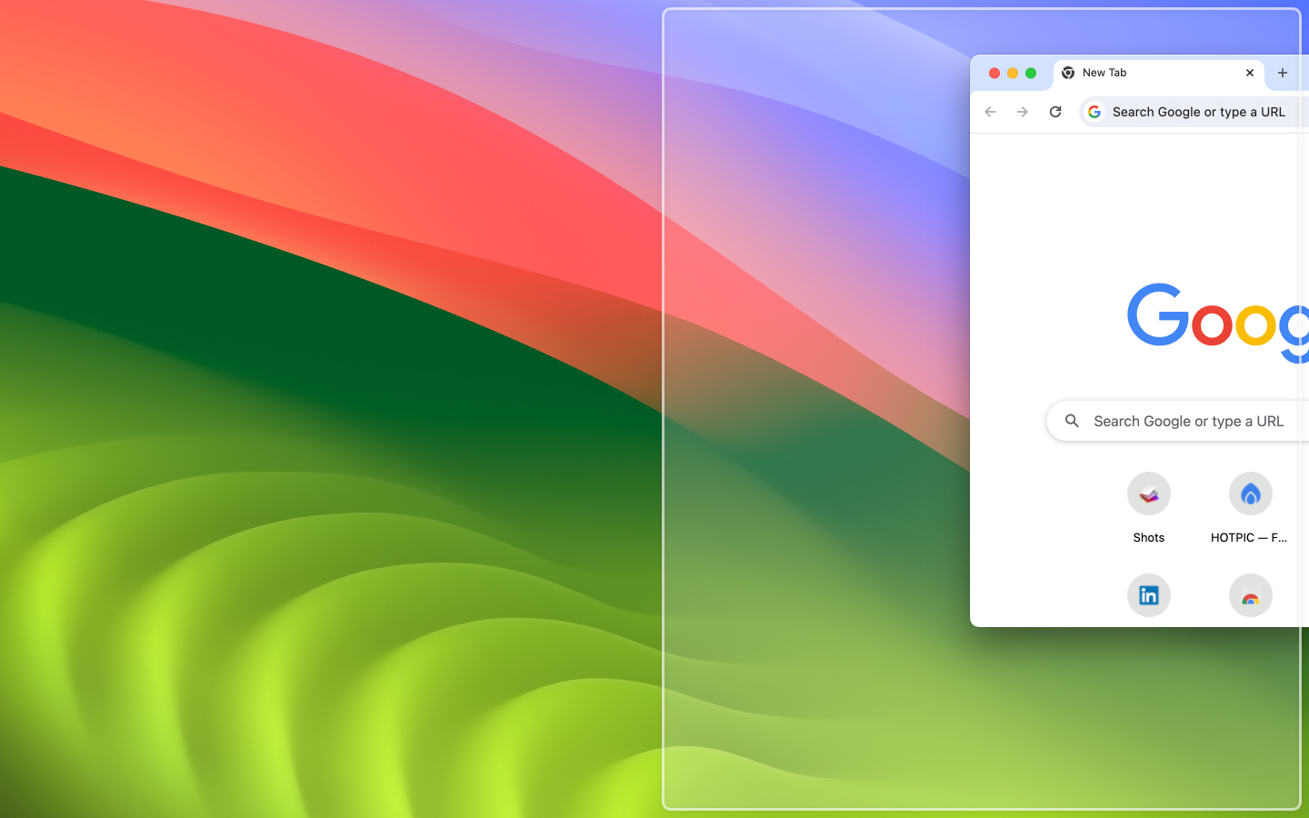 Click drag window to use window tiling feature in macOS Sequoia