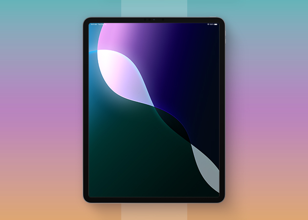 Dark Indigo wallpaper in iPadOS 18