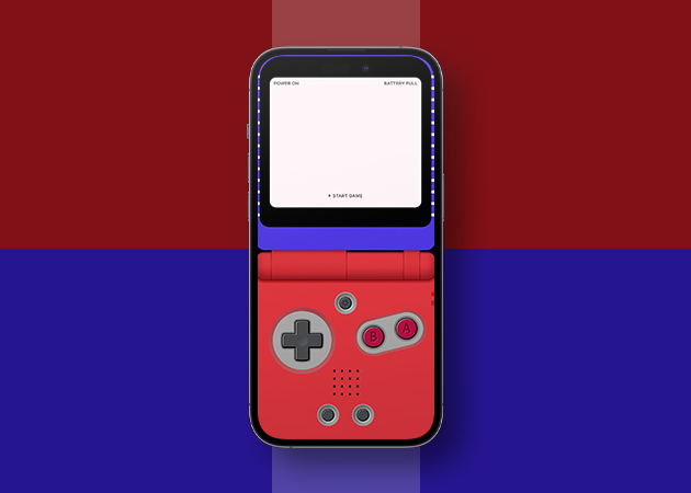 Gameboy Advance SP iPhone wallpaper