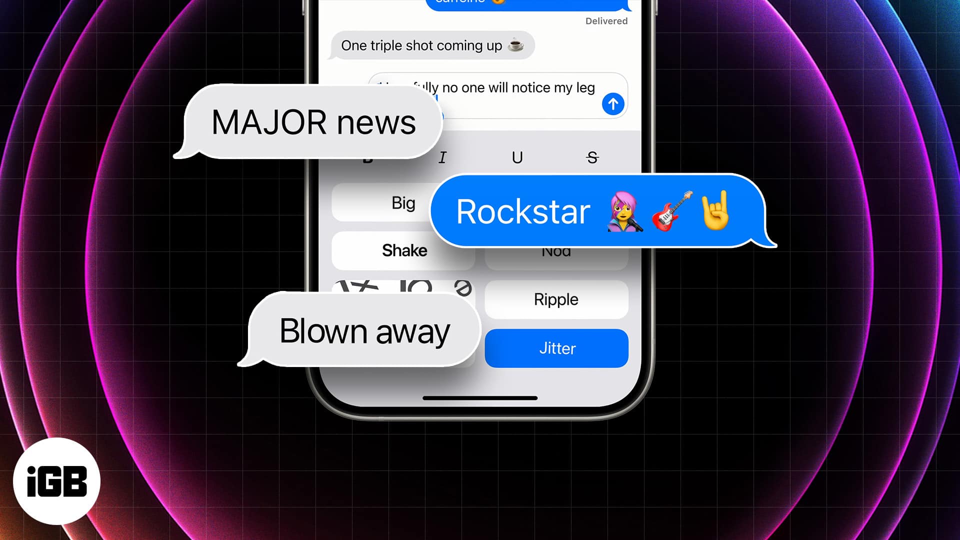 How to use text effects in iMessage in iOS 18 and iPadOS 18