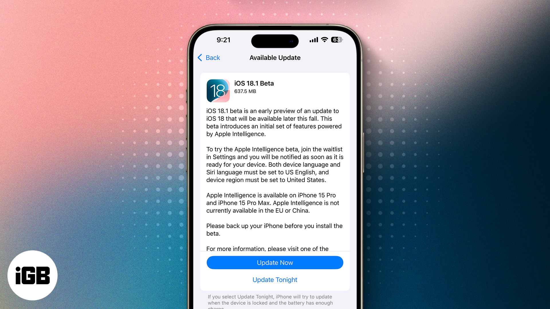 How to download iOS 18.1 developer beta 1 on iPhone