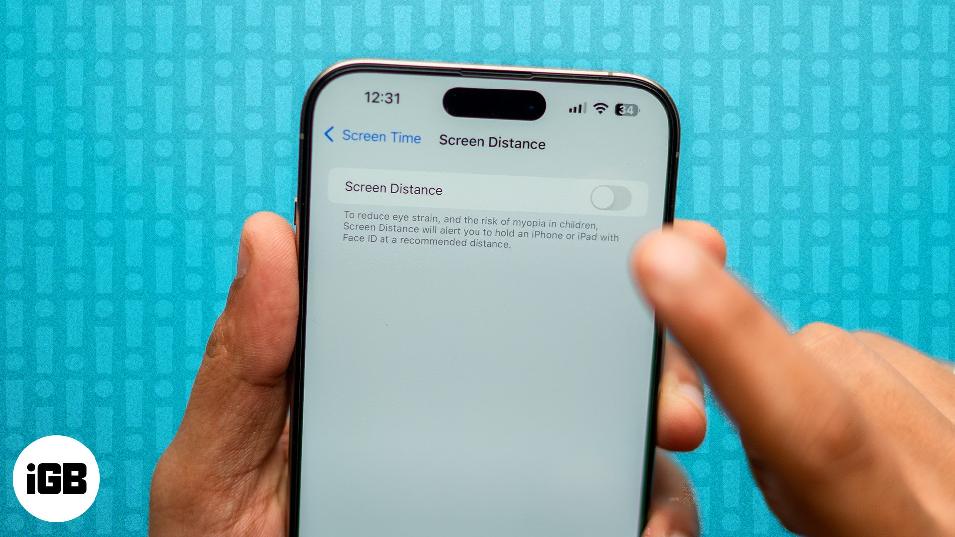 How to fix iPhone Screen Distance not working