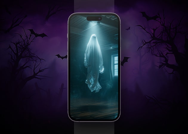 Ghosted Halloween wallpaper