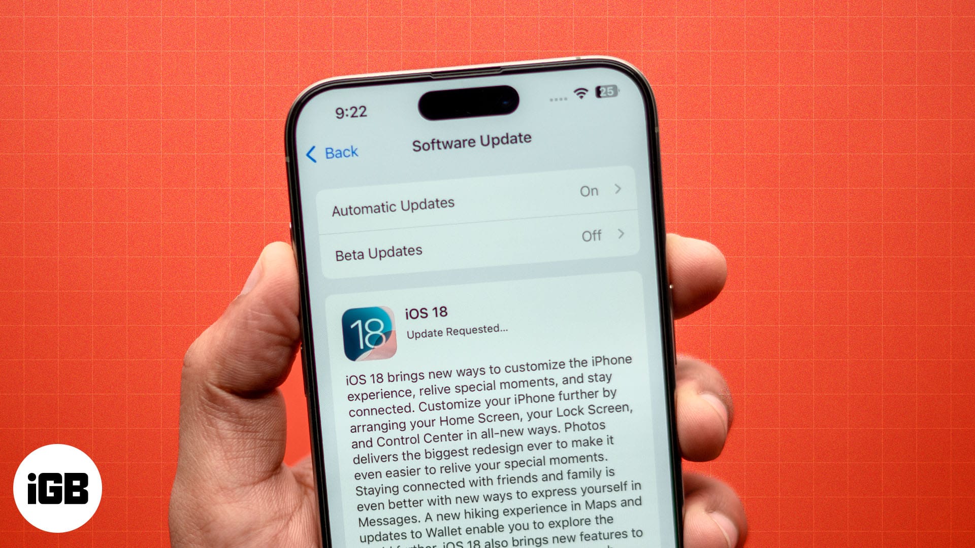 How to fix iOS 18 stuck on Update Requested