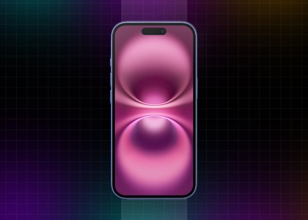 iPhone 16 and 16 Plus Pink Wallpaper in 4k