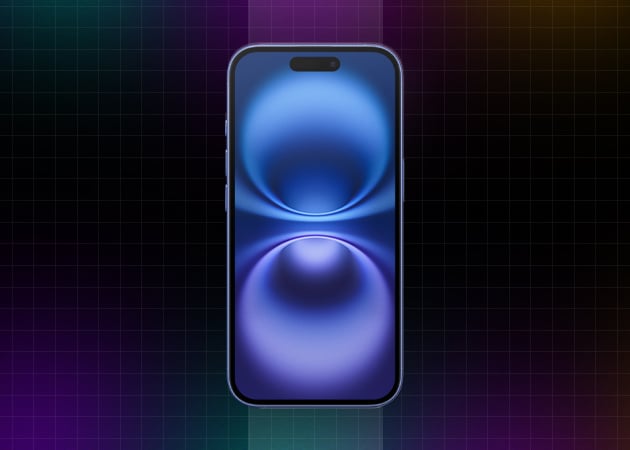 iPhone 16 and 16 Plus Ultramarine Wallpaper in 4k