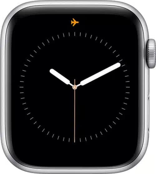 Airplane mode icon on Apple Watch