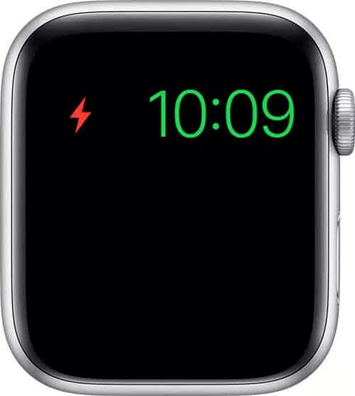 Apple Watch Low battery icon