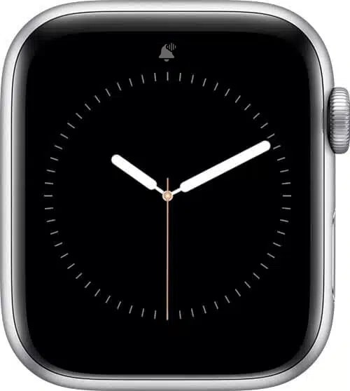 Bell with wavy lines icon on Apple Watch