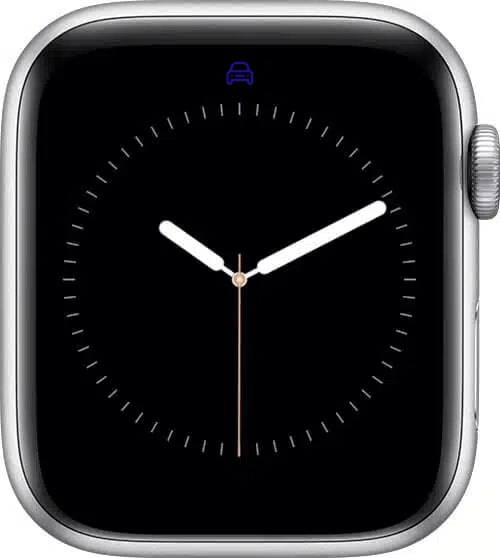 Car icon on Apple Watch