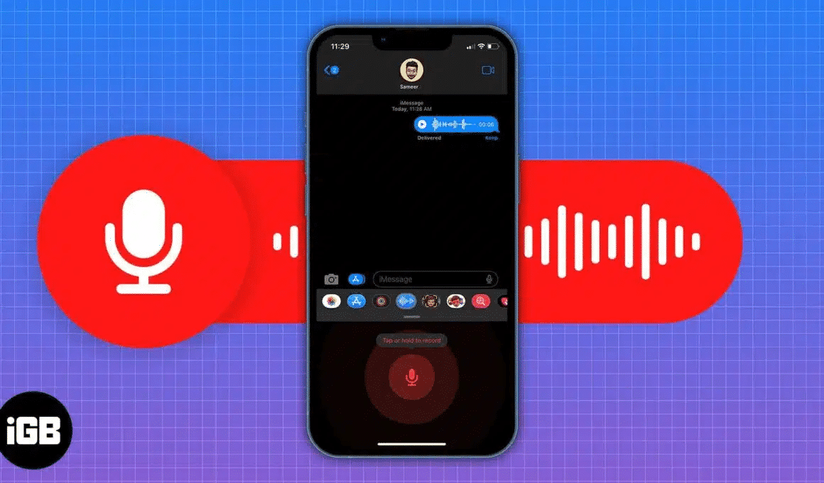 How to send voice messages on iPhone