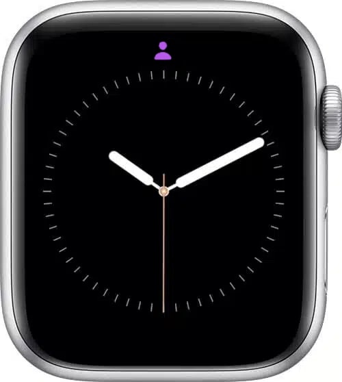 Personal Focus Mode icon on Apple Watch