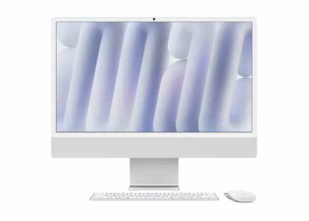 iMac M4 silver wallpaper