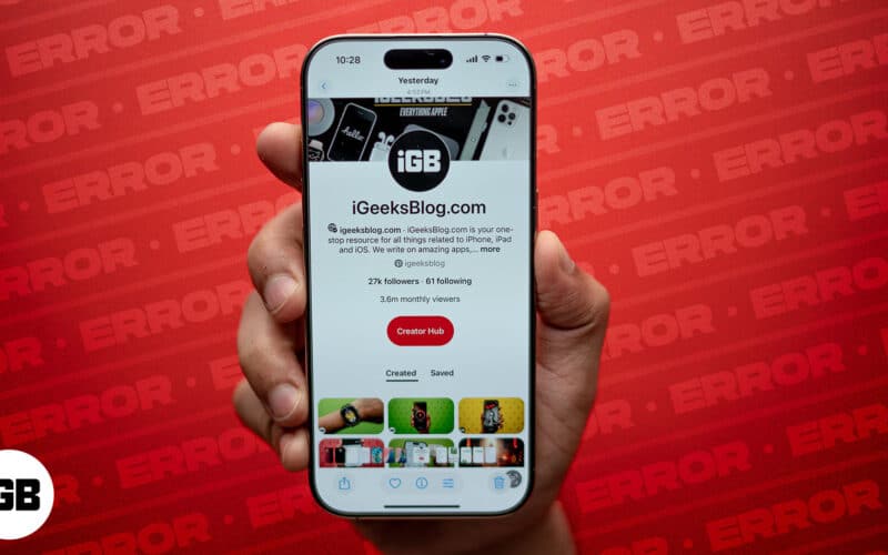 How to fix Pinterest app not working on iPhone or iPad