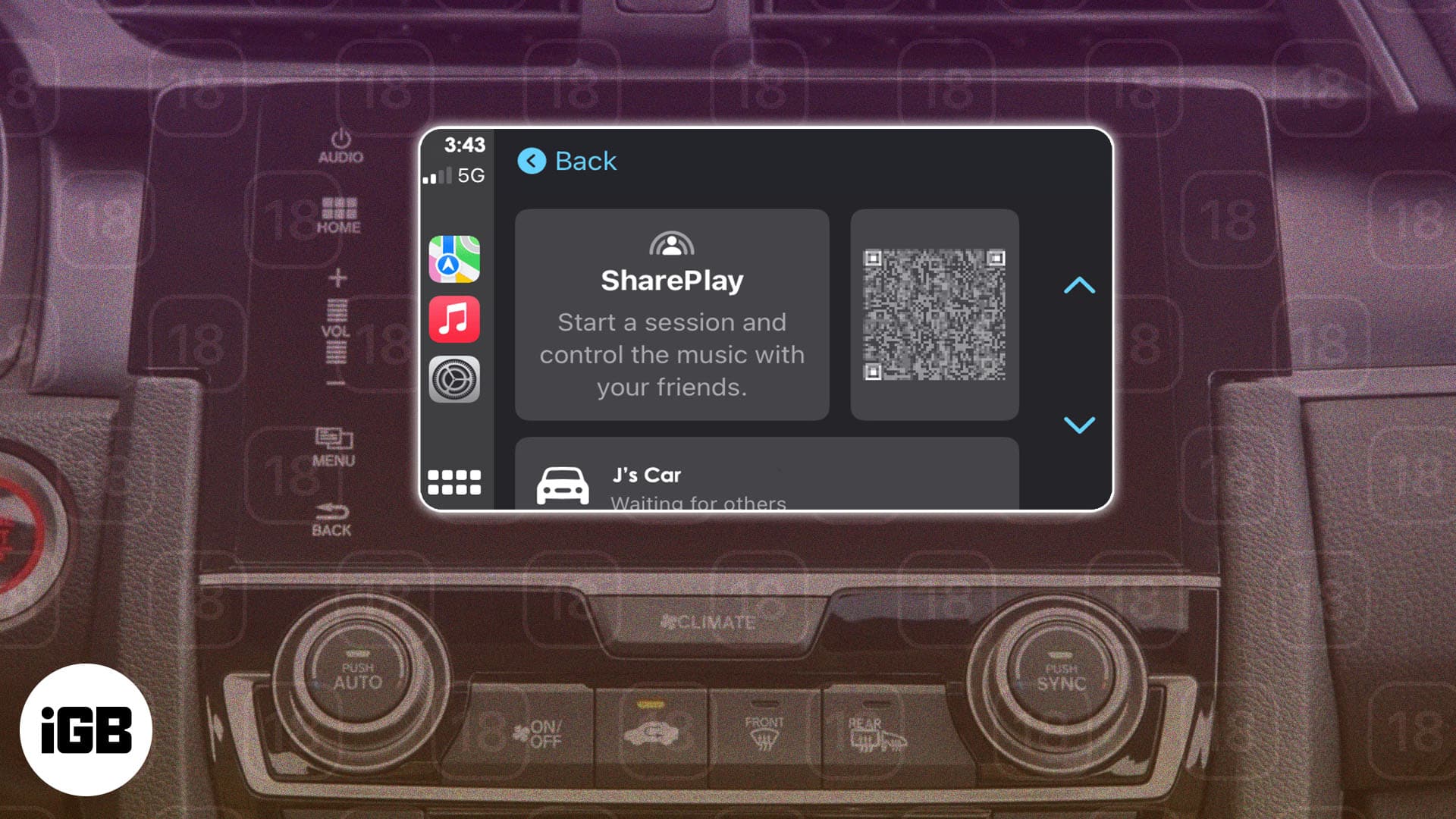 How to use SharePlay on Apple Music in your car