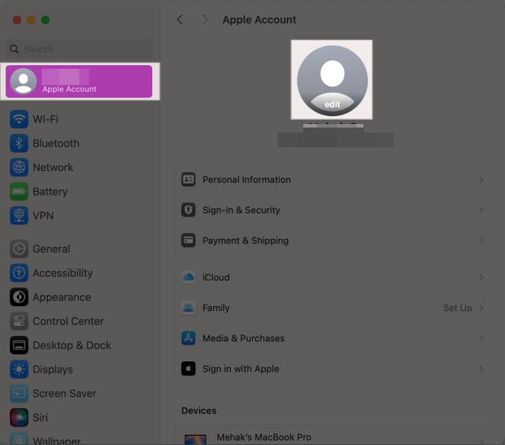 macOS System Settings app