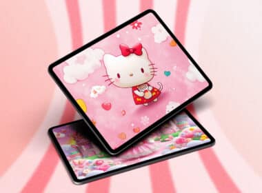 Cute Hello Kitty wallpapers for iPad