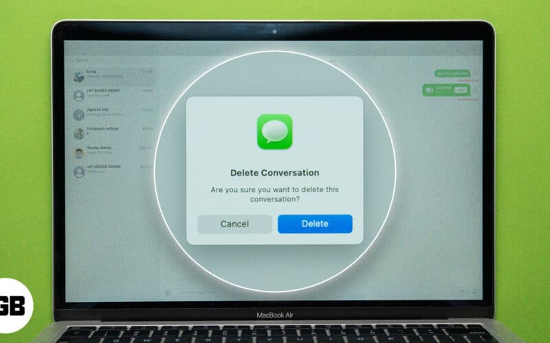 How to delete messages on Mac