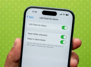 Make your iPhone flash when getting a call or text.