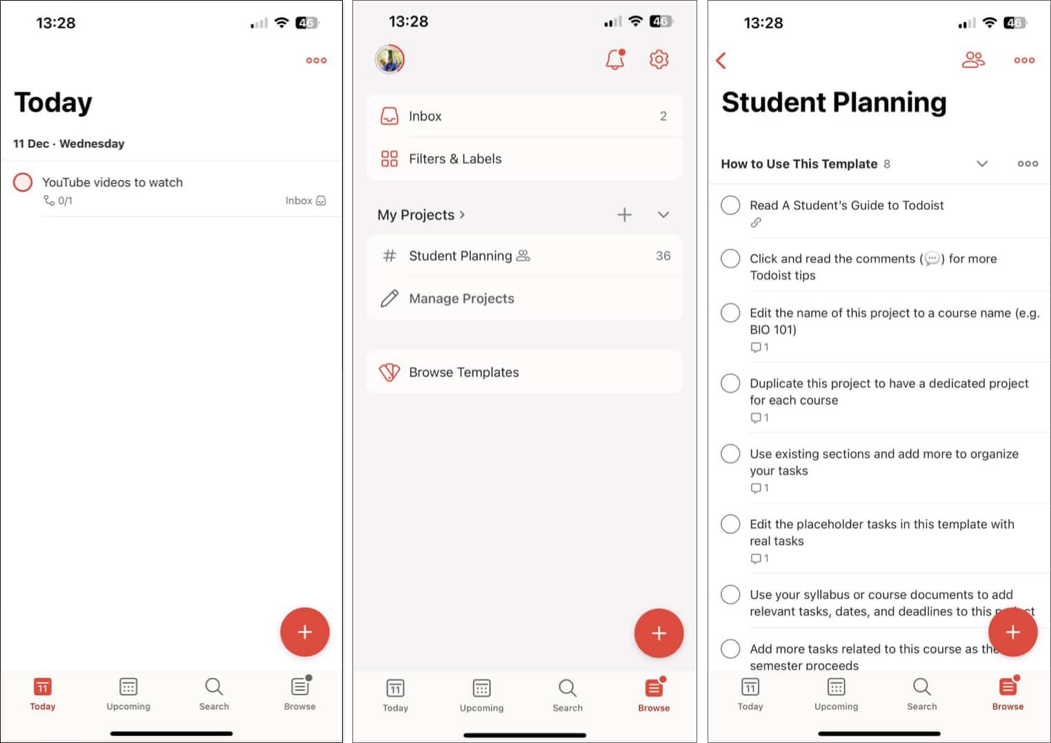 Todoist To Do List and Calendar app