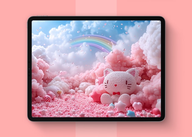 Cute Hello Kitty wallpaper for iPad