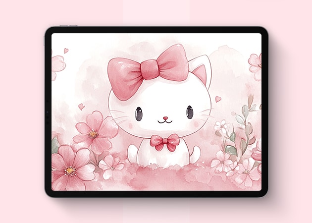 Hello Kitty Pastel Aesthetic wallpaper