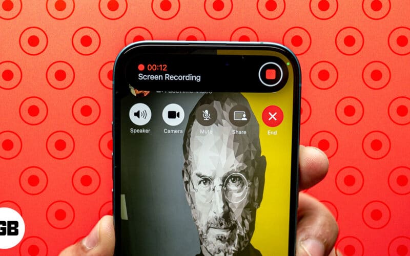 Record FaceTime call on iPhone